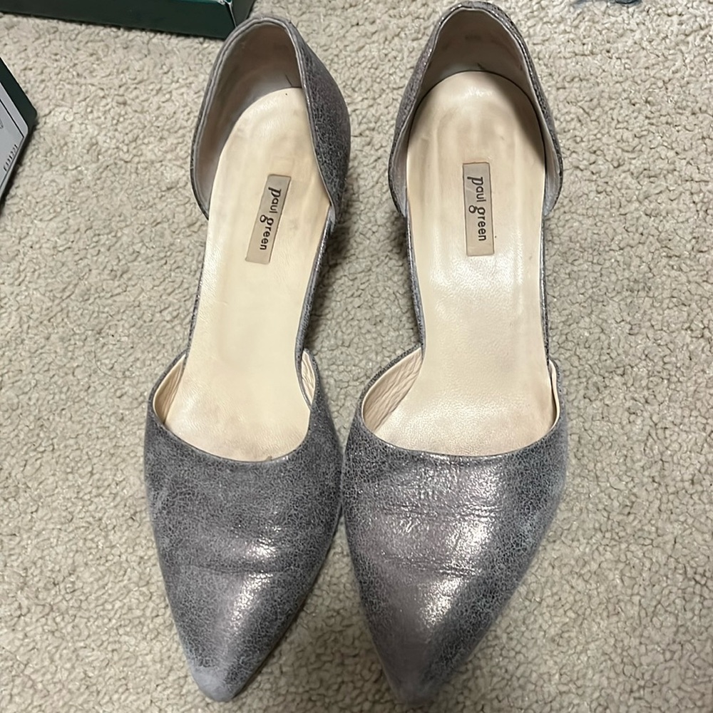 Paul green brushed metallic Size 8.5 US